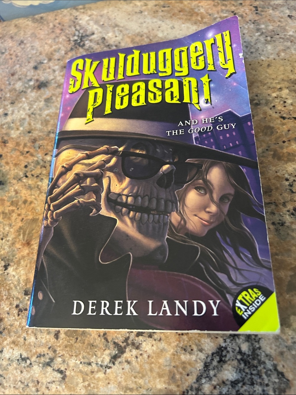 Skulduggery Pleasant by Derek Landy - Purple Cover